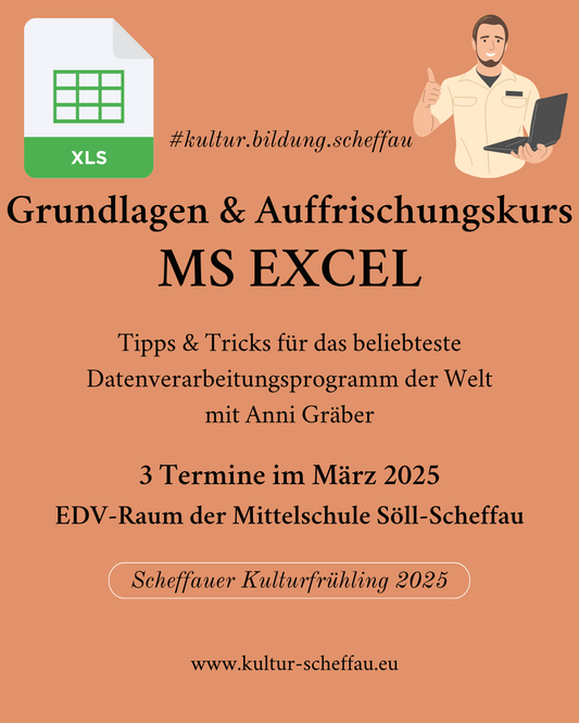 Grundlagen- und Auffrischungskurs EXCEL