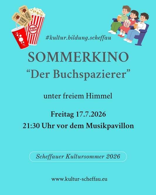 SOMMERKINO 2026 DER BUCHSPAZIERER